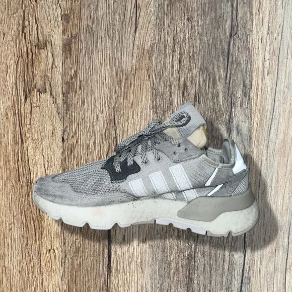 adidas nite jogger sneakers in gray - size 8 - Picture 4 of 13